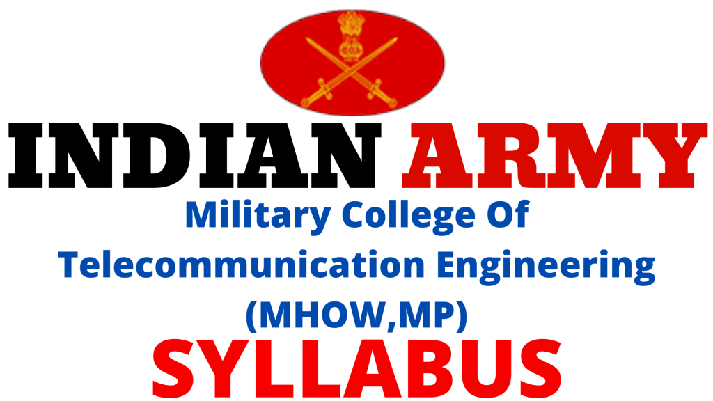 Military College Of Telecommunication Engineering Syllabus 2022