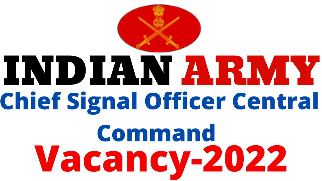 Chief Signal Officer Central Command CSBO Vacancy 2022