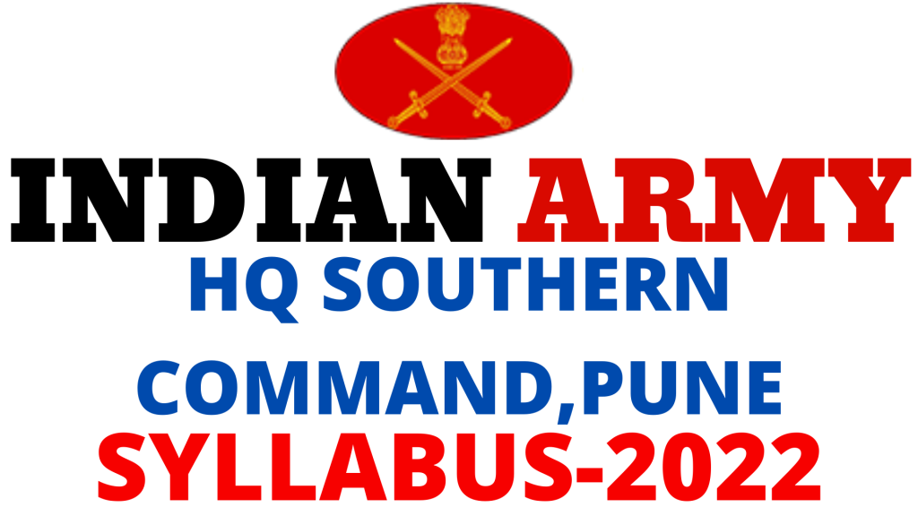 HQ Southern Command Pune Syllabus 2022,