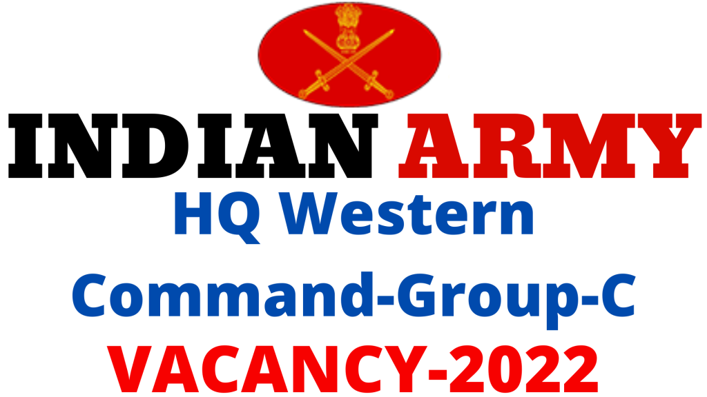 HQ Western Command Vacancy 2022,
