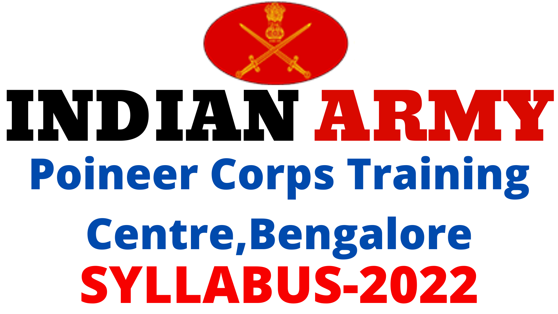 Poineer Corps Training Centre Admit Card 2022 Download Admit Card