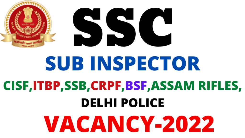 SSC CPO Vacancy 2022,