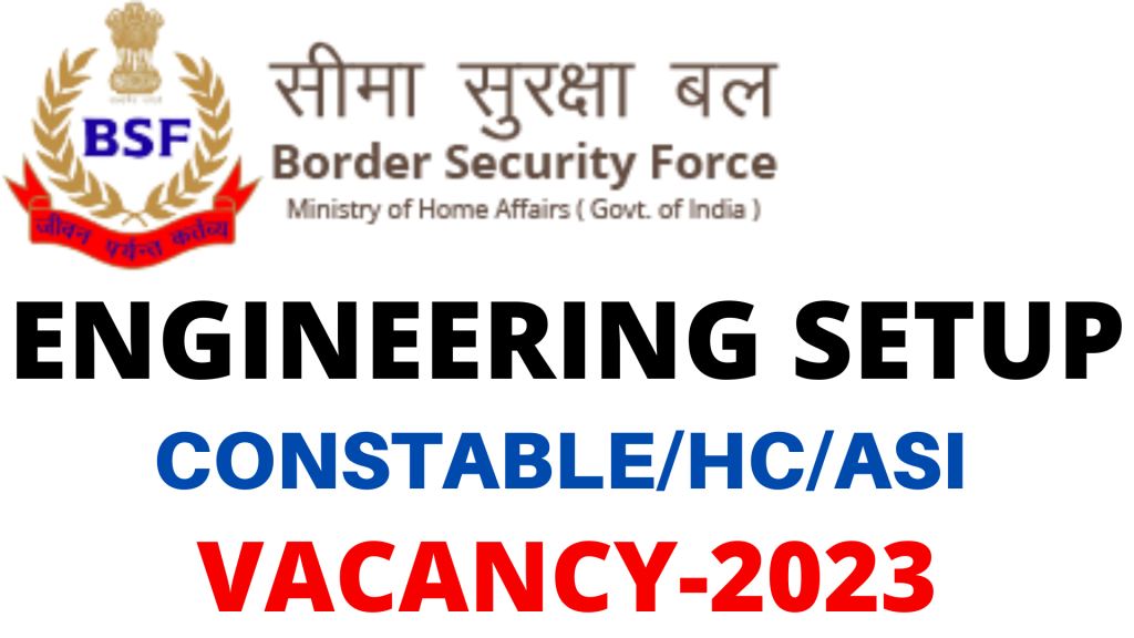 BSF Engineering Setup Vacancy 2023,