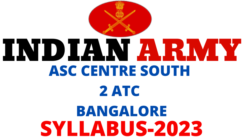 ASC Centre South 2 ATC Syllabus 2023,