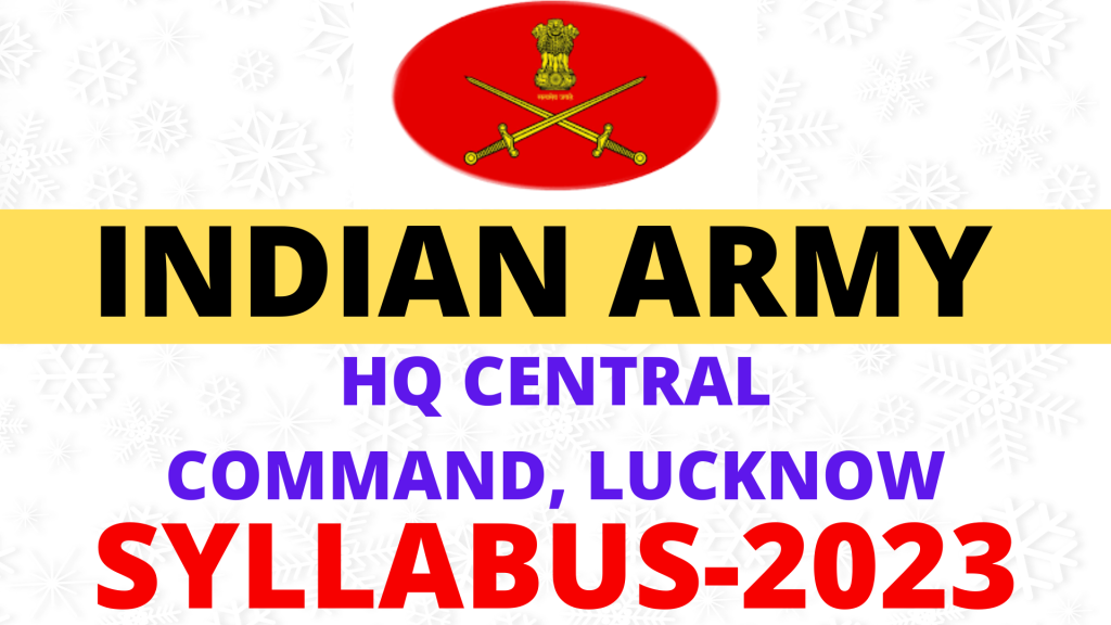 HQ Central Command Syllabus 2023,